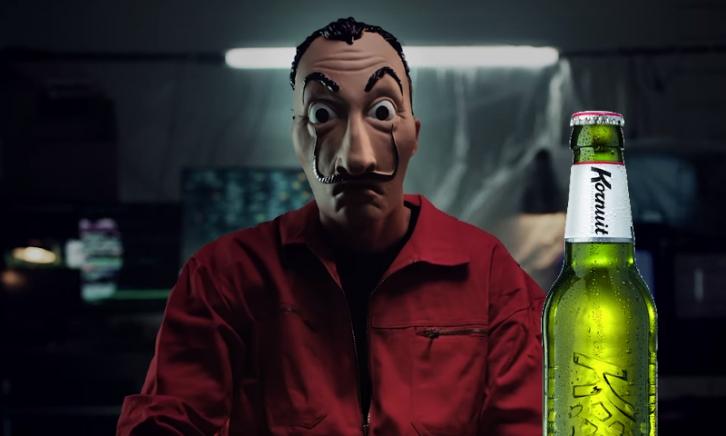 Kornuit en La Casa de Papel